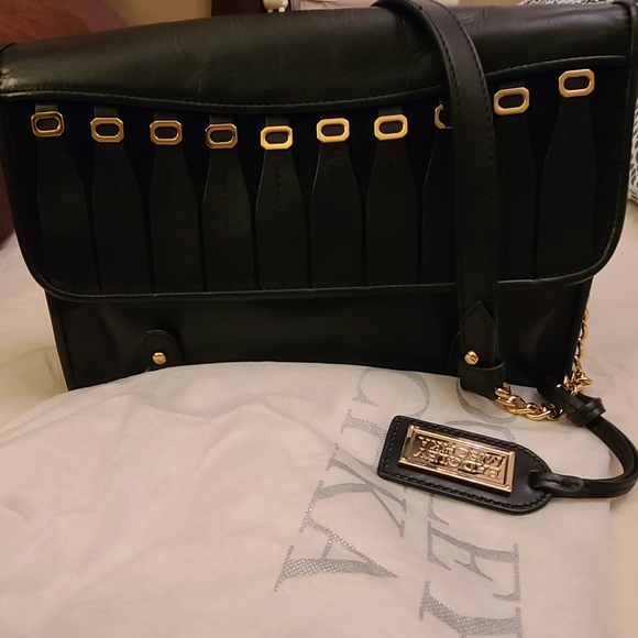 Badgley Mischka black leather bag - Picture 2 of 4
